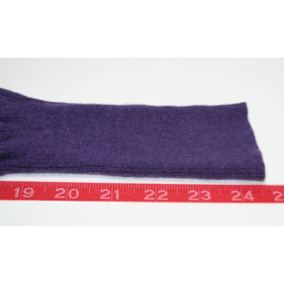 Halogen 100% Cashmere Sweater Womens Large Purple V-Neck Preppy Soft Cozy Luxury - Picture 8 of 8